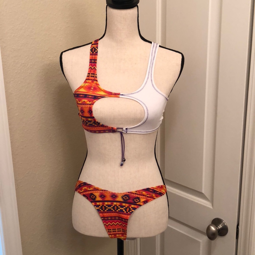 Tribal Pattern Bikini - image 1